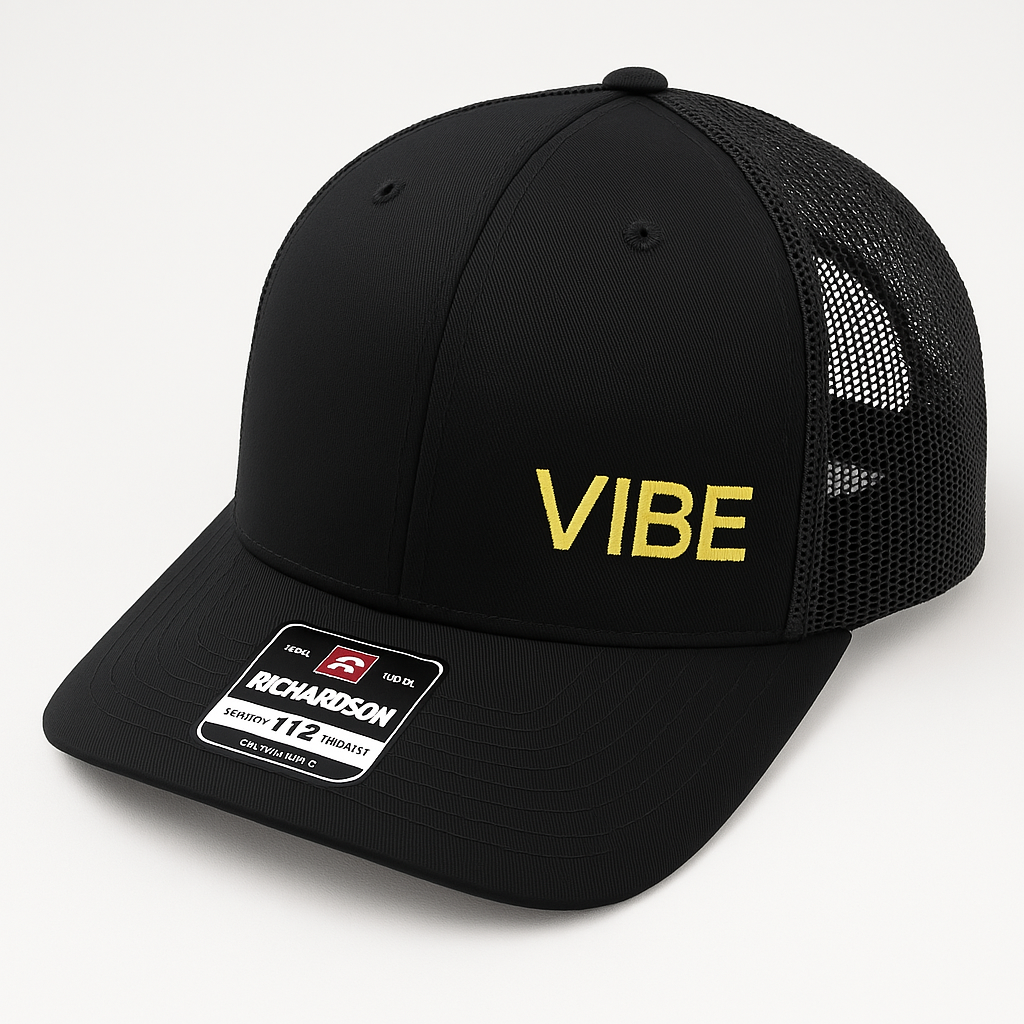 Black VIBE Baseball Cap