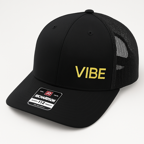 Black VIBE Baseball Cap